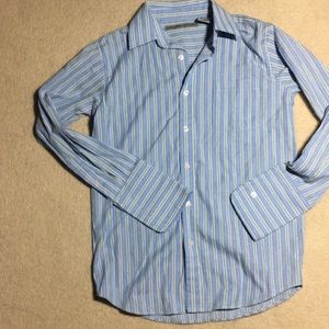 Long sleeve button down shirt.